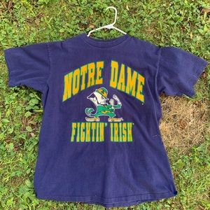 Vintage north dame t shirt single stitched